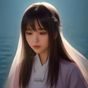 李晓梅，内容审核编辑，扎马尾的年轻女性，正在平板上核查葫芦娃app下载页面信息，表情认真细致，办公环境明亮